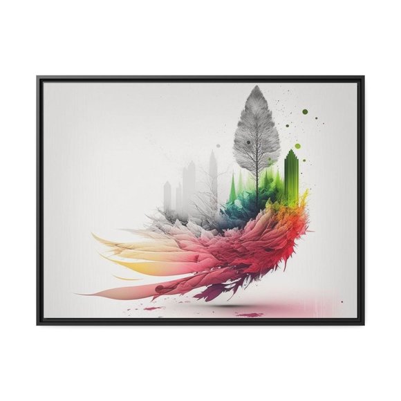 Wall art for hotel,wall art for living room,wall art, Matte Canvas, Black Frame - Picture 9 of 9